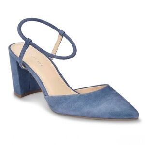 MARC FISHER Velise blue suede slingback pump women’s Size 7 1/2M